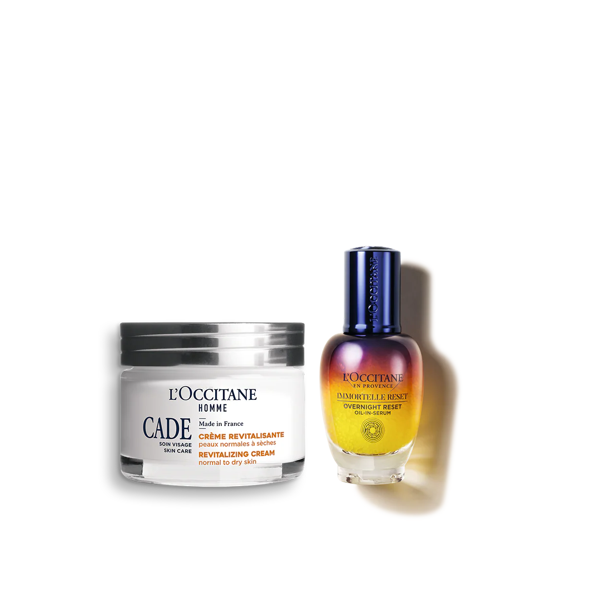 Duet serum Immortelle Reset i Krem do twarzy Cade
