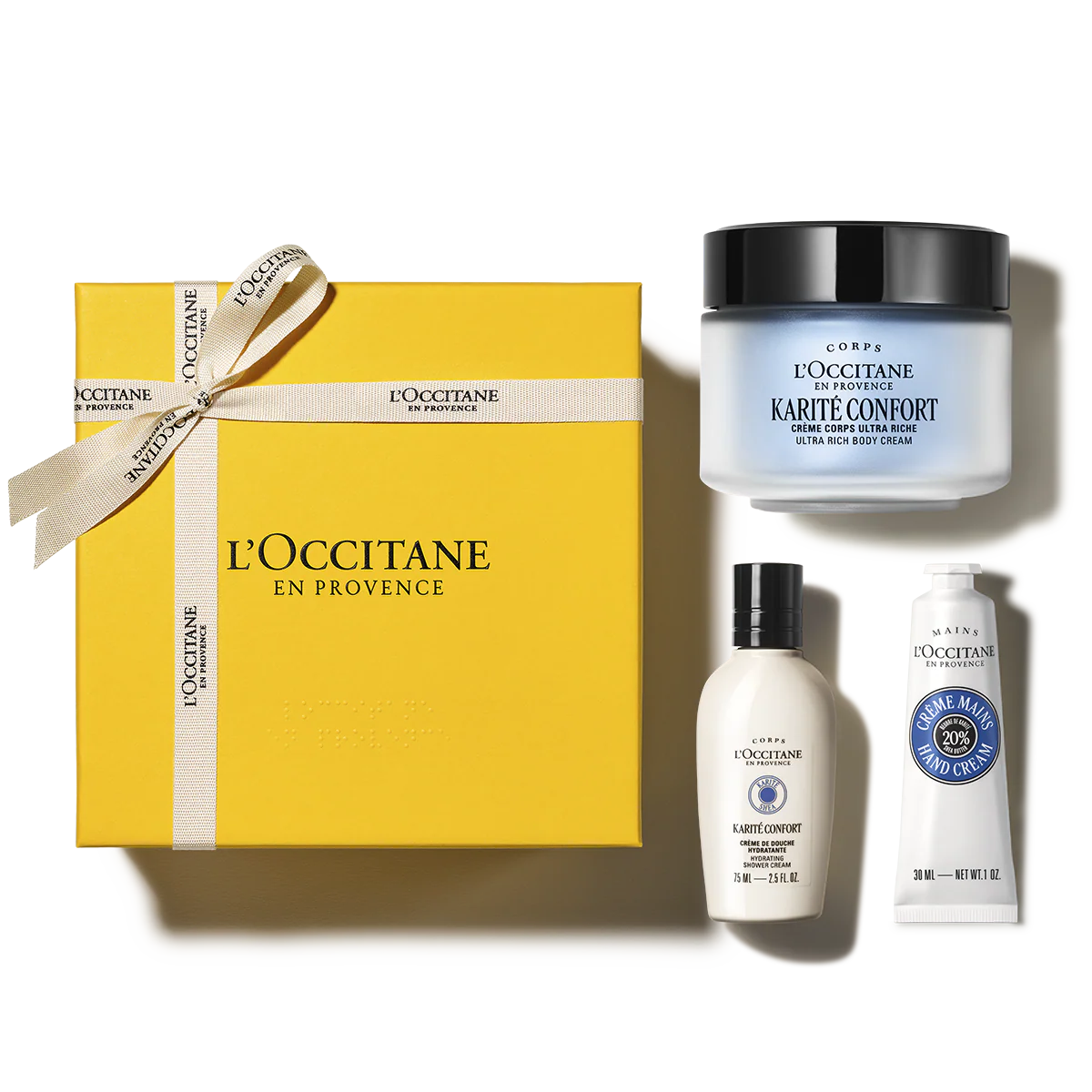 Zestaw w cenie specjalnej - Trio Karité Confort (Masło Shea)